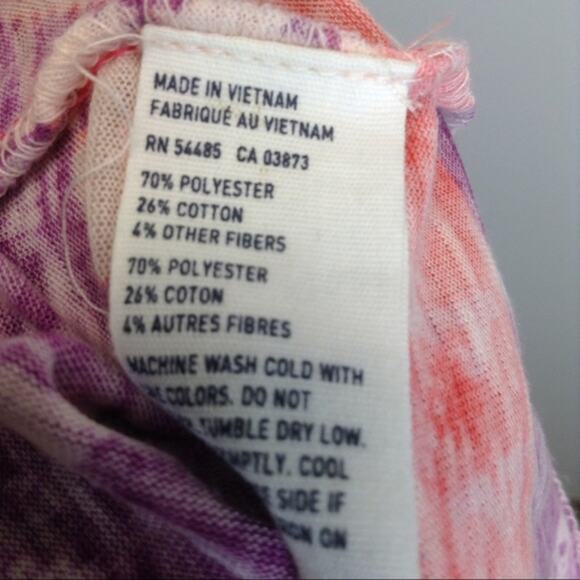 AMERICAN EAGLE Pink Tribal Burnout Favorite Tee Large NEW - Picture 7 of 7